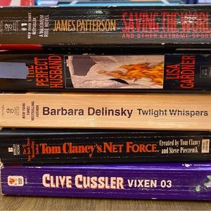 GUC Bundle of 5 Thriller paperback novels